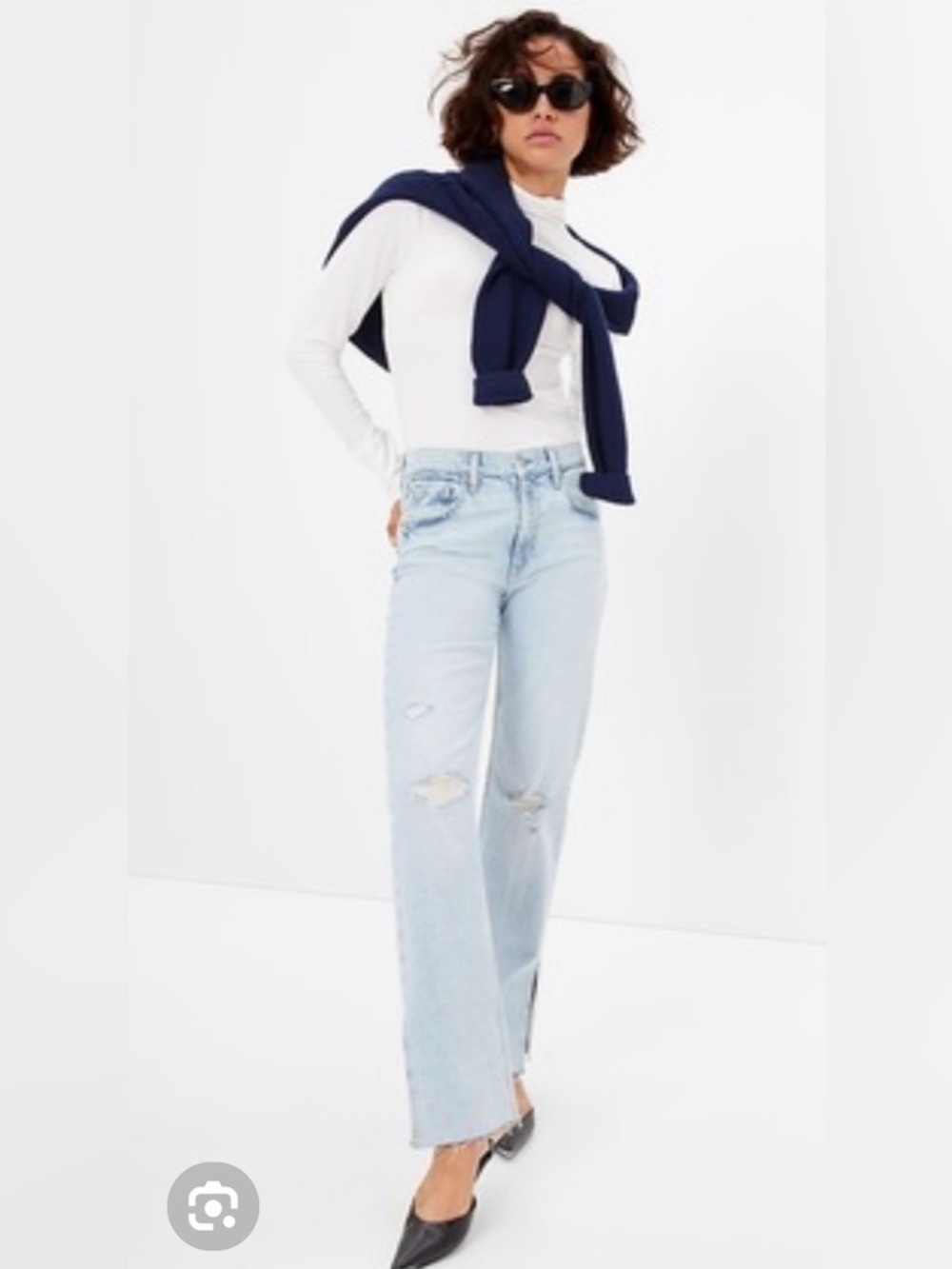 GAP Light Blue '90s Loose Mid Rise Jeans